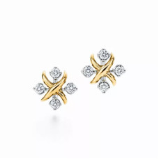 Серьги Tiffany & Co. 10907152 73584914 Sixteen Stone by Tiffany