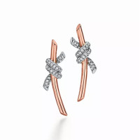 Серьги Tiffany & Co. 75959001 75766483 Tiffany Knot