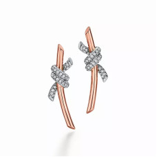 Серьги Tiffany & Co. 75959001 75766483 Tiffany Knot