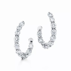 Серьги Tiffany & Co. 11857035 Inside-out Hoop Earrings