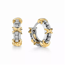 Серьги Tiffany & Co. 74038042 76076022 Sixteen Stone by Tiffany