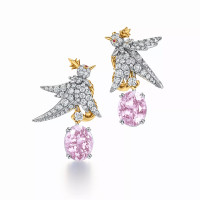 Серьги Tiffany & Co. 75365845 Bird on a Rock by Tiffany