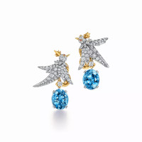 Серьги Tiffany & Co. 75365918 Bird on a Rock by Tiffany