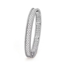 Браслет Van Cleef & Arpels VCARN9Q100 Perlée diamonds 3 rows