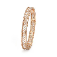 Браслет Van Cleef & Arpels VCARN9WF00 Perlée diamonds 3 rows
