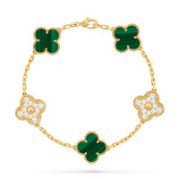Браслет Van Cleef & Arpels VCARO7GQ00 Vintage Alhambra 5 motifs