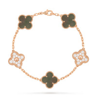 Браслет Van Cleef & Arpels VCARP2R100 Vintage Alhambra 5 motifs