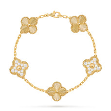 Браслет Van Cleef & Arpels VCARP4KN00 Vintage Alhambra 5 motifs