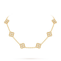 Колье Van Cleef & Arpels VCARA42300 Vintage Alhambra 10 motifs