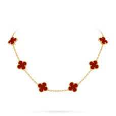 Колье Van Cleef & Arpels VCARD40600 Vintage Alhambra 10 motifs