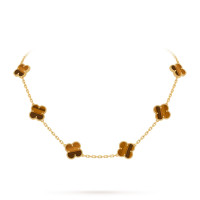 Колье Van Cleef & Arpels VCARD40700 Vintage Alhambra 10 motifs
