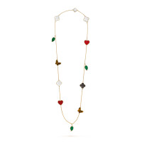 Колье Van Cleef & Arpels VCARD80100 Lucky Alhambra 12 motifs