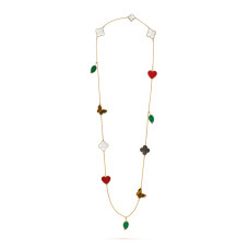 Колье Van Cleef & Arpels VCARD80100 Lucky Alhambra 12 motifs