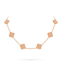 Колье Van Cleef & Arpels VCARN9T100 Vintage Alhambra 10 motifs