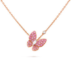 Колье Van Cleef & Arpels VCARO3M200 Two Butterfly