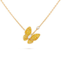Колье Van Cleef & Arpels VCARO3M300 Two Butterfly