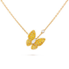 Колье Van Cleef & Arpels VCARO3M300 Two Butterfly