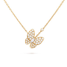 Колье Van Cleef & Arpels VCARP3DP00 Two Butterfly