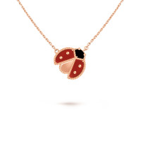Колье Van Cleef & Arpels VCARP9X000 Lucky Spring open wings ladybug