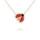 Колье Van Cleef & Arpels VCARP9X000 Lucky Spring open wings ladybug