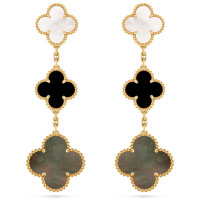 Серьги Van Cleef & Arpels VCARD79000 Magic Alhambra 3 motifs