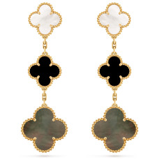 Серьги Van Cleef & Arpels VCARD79000 Magic Alhambra 3 motifs