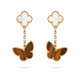 Серьги Van Cleef & Arpels VCARD79800 Lucky Alhambra 2 motifs