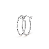 Серьги Van Cleef & Arpels VCARN9PM00 Perlée pearls of gold hoop