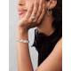 Серьги Van Cleef & Arpels VCARN9PM00 Perlée pearls of gold hoop
