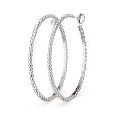 Серьги Van Cleef & Arpels VCARN9PQ00 Perlée pearls of gold hoop