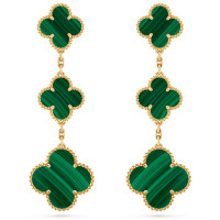 Серьги Van Cleef & Arpels VCARO2AG00 Magic Alhambra 3 motifs