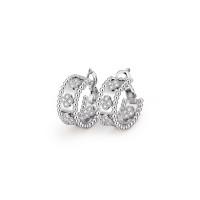 Серьги Van Cleef & Arpels VCARO2ML00 Perlée clovers hoop