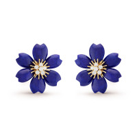 Серьги Van Cleef & Arpels VCARO9B800 Rose de Noël