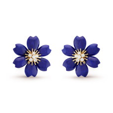 Серьги Van Cleef & Arpels VCARO9B800 Rose de Noël