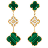 Серьги Van Cleef & Arpels VCARO9II00 Magic Alhambra 3 motifs
