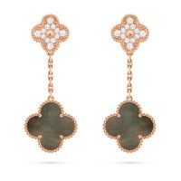 Серьги Van Cleef & Arpels VCARP2R200 Magic Alhambra 2 motifs