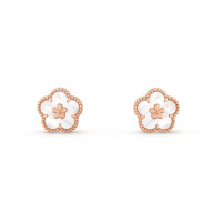 Серьги Van Cleef & Arpels VCARP7RU00 Lucky Spring plum blossom