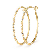 Серьги Van Cleef & Arpels VCARP7RZ00 Perlée pearls of gold hoop