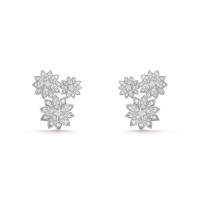 Серьги Van Cleef & Arpels VCARP7TH00 Lotus 3 flowers