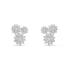 Серьги Van Cleef & Arpels VCARP7TH00 Lotus 3 flowers