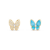 Серьги Van Cleef & Arpels VCARP7US00 Two Butterfly