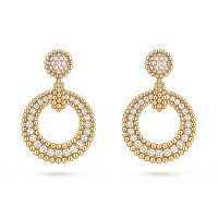 Серьги Van Cleef & Arpels VCARP9XL00 Perlée diamonds