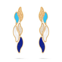Серьги Van Cleef & Arpels VCARPEMP00 Lucky Summer Wave