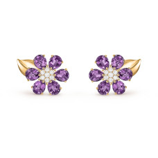 Серьги Van Cleef & Arpels VCARPHKE00 Fleurs d’Hawaï