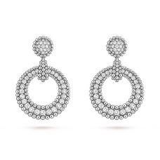 Серьги Van Cleef & Arpels VCARPMBF00 Perlée diamonds