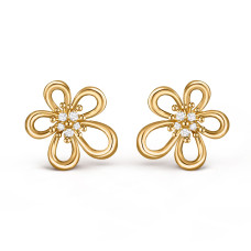 Серьги Van Cleef & Arpels VCARPME100 Flowerlace
