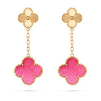 Серьги Van Cleef & Arpels VCARPQZJ00 Magic Alhambra 2 motifs
